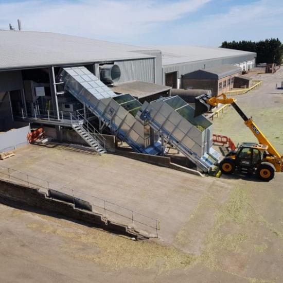 PERRY'S LARGEST BELT DRIER INSTALLATION