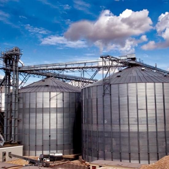 Perry of Oakley handling equipment filling silos
