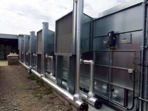 Perry of Oakley unenclosed drier heat exchangers